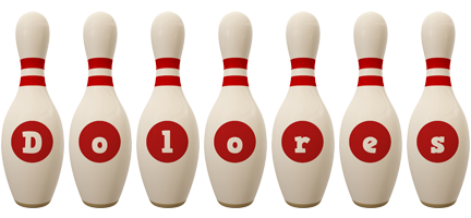 Dolores bowling-pin logo