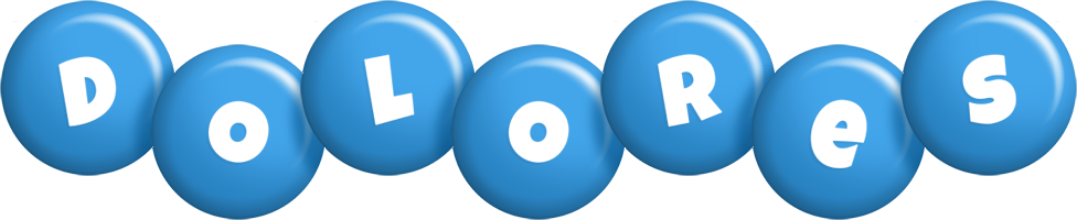 Dolores candy-blue logo