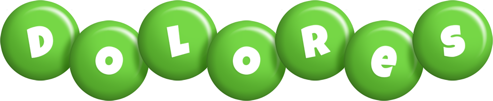 Dolores candy-green logo