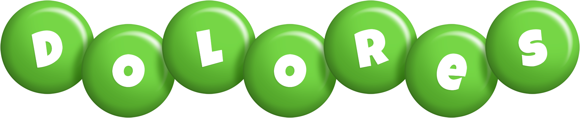Dolores candy-green logo
