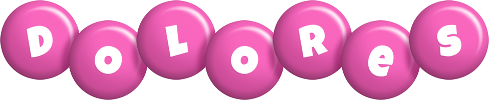 Dolores candy-pink logo