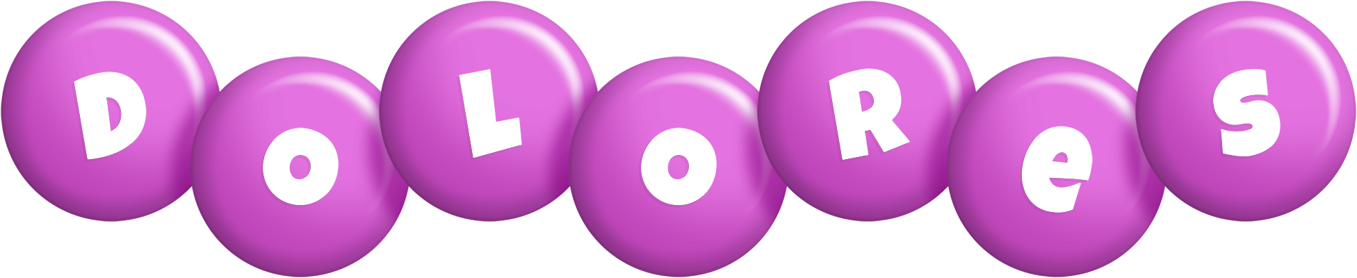 Dolores candy-purple logo