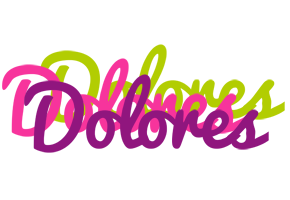 Dolores flowers logo