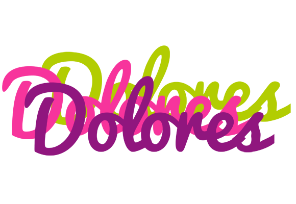 Dolores flowers logo