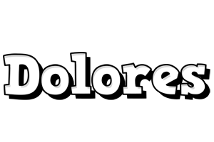 Dolores snowing logo
