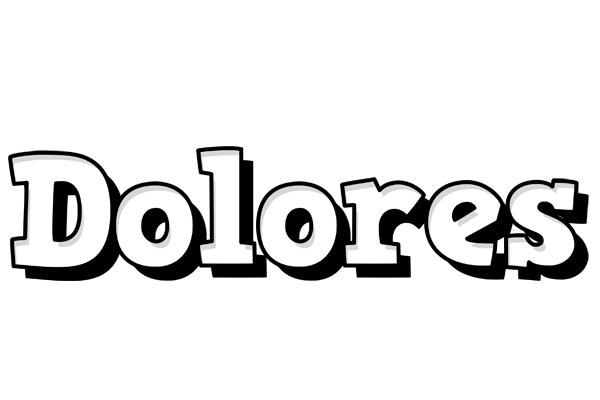 Dolores snowing logo