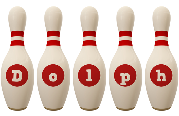 Dolph bowling-pin logo