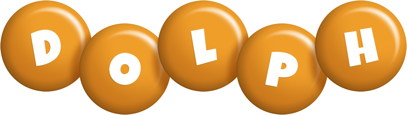 Dolph candy-orange logo