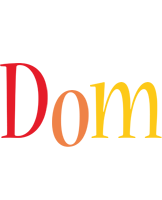 Dom birthday logo