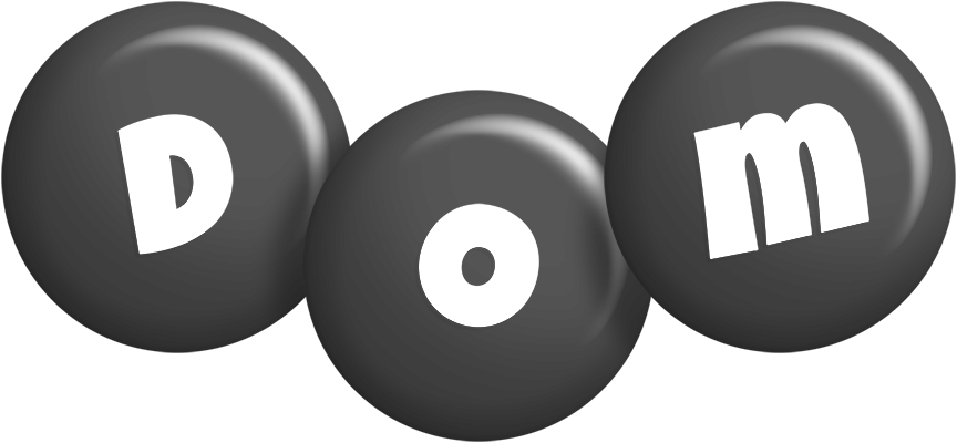 Dom candy-black logo