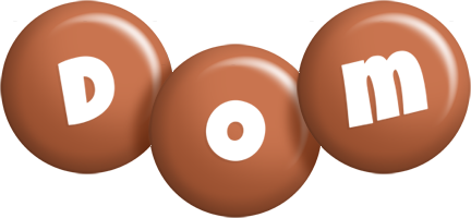Dom candy-brown logo