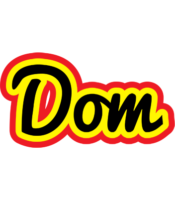 Dom flaming logo