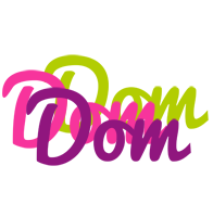 Dom flowers logo