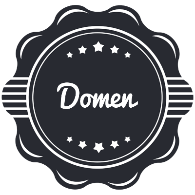 Domen badge logo