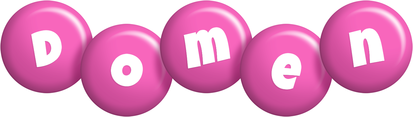 Domen candy-pink logo