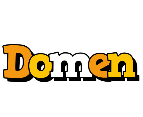 Domen cartoon logo