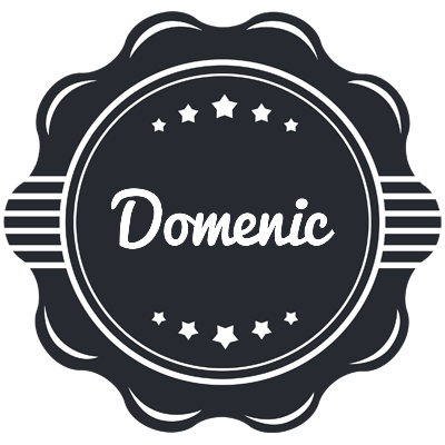 Domenic badge logo