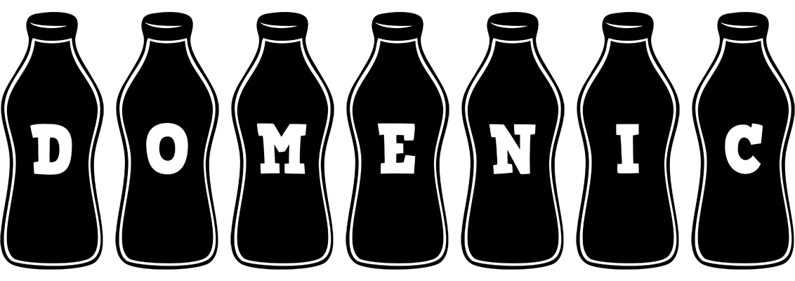 Domenic bottle logo