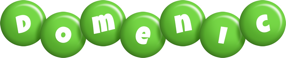 Domenic candy-green logo
