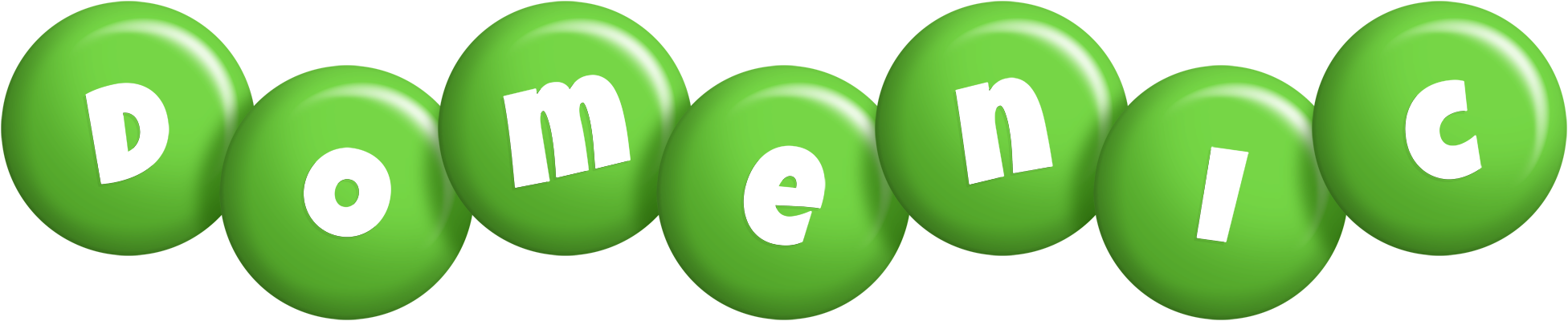 Domenic candy-green logo