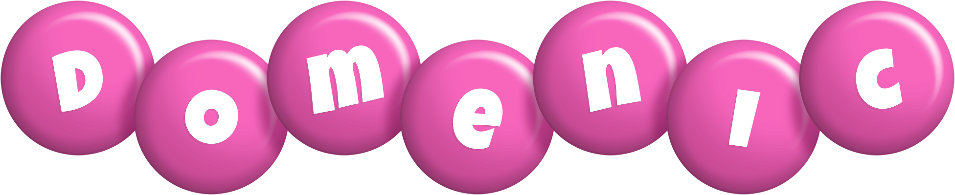 Domenic candy-pink logo