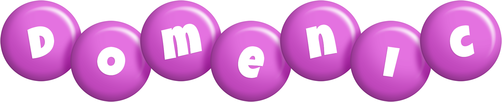 Domenic candy-purple logo
