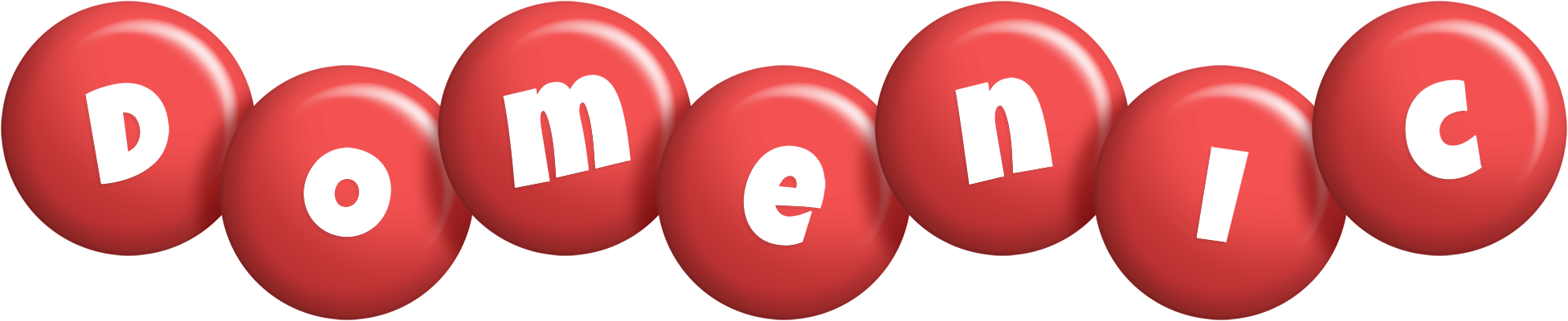Domenic candy-red logo