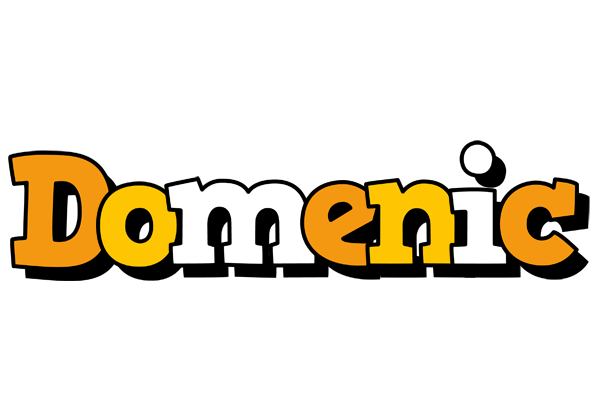 Domenic cartoon logo