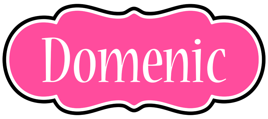 Domenic invitation logo