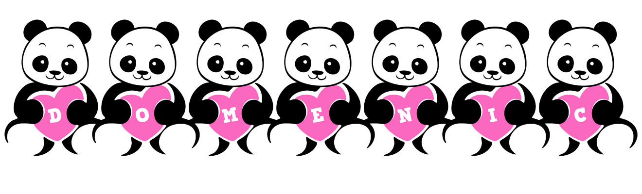 Domenic love-panda logo