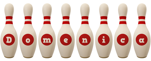 Domenica bowling-pin logo