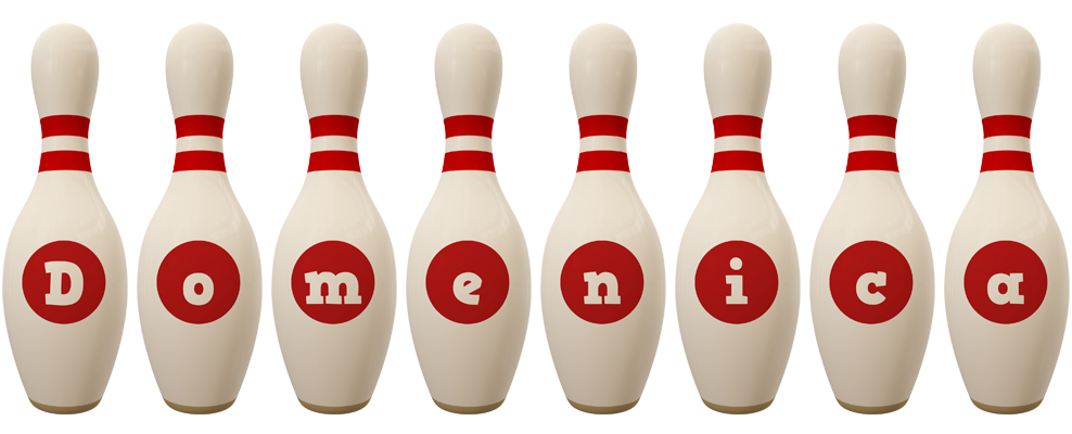 Domenica bowling-pin logo