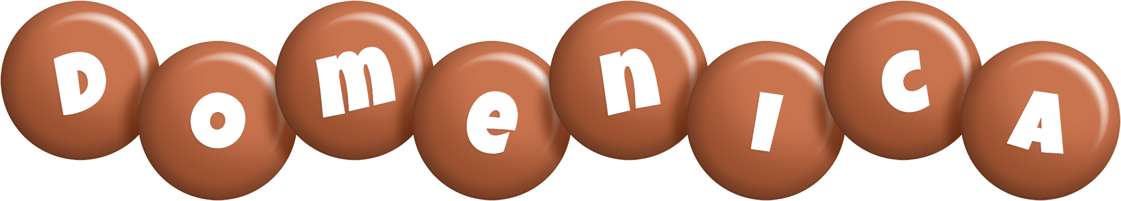 Domenica candy-brown logo