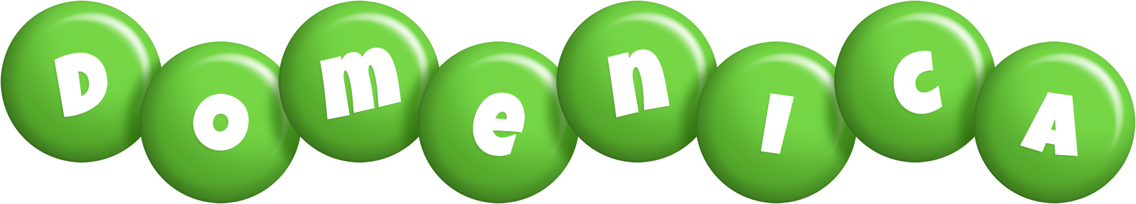 Domenica candy-green logo
