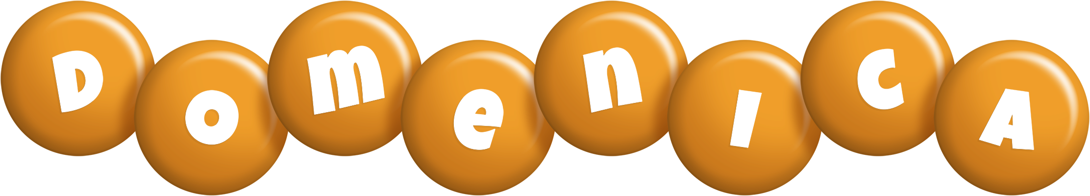 Domenica candy-orange logo
