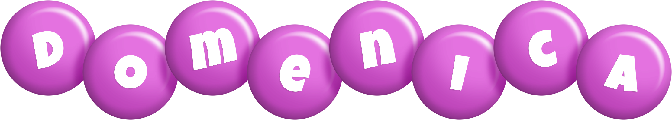 Domenica candy-purple logo