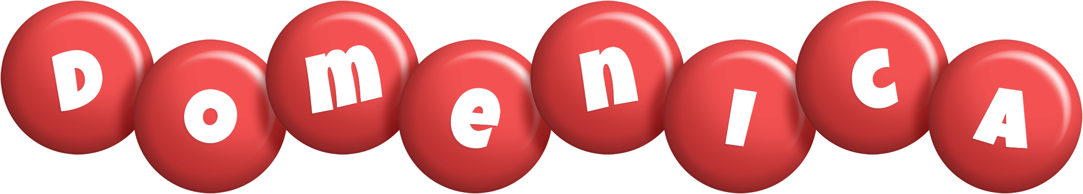 Domenica candy-red logo
