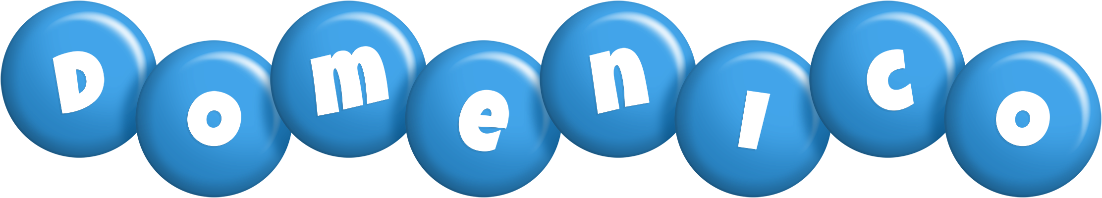 Domenico candy-blue logo