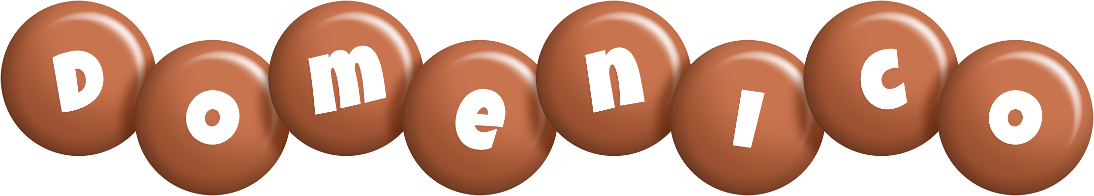 Domenico candy-brown logo