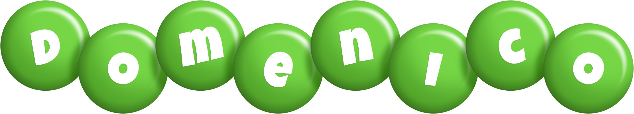 Domenico candy-green logo
