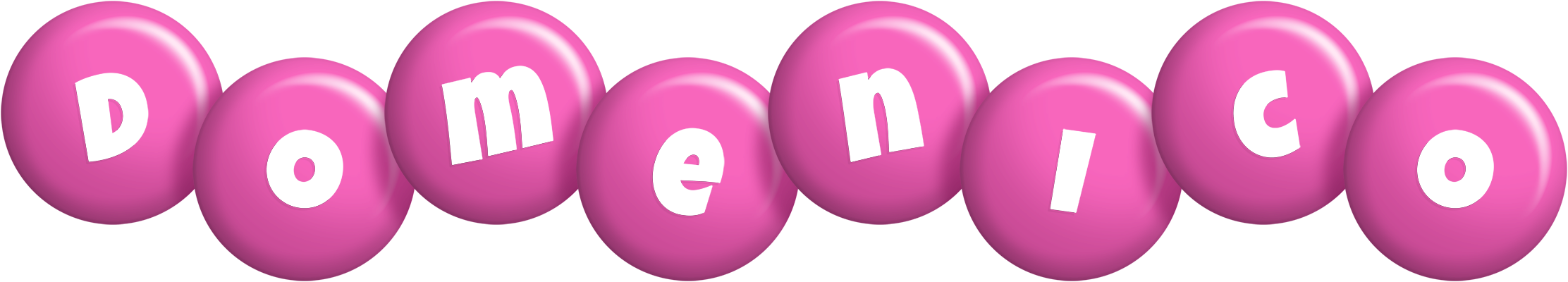 Domenico candy-pink logo
