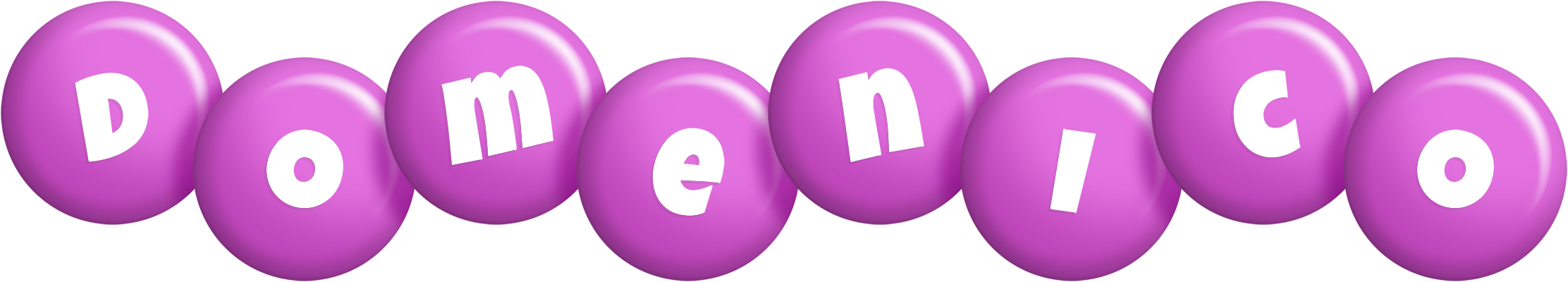Domenico candy-purple logo