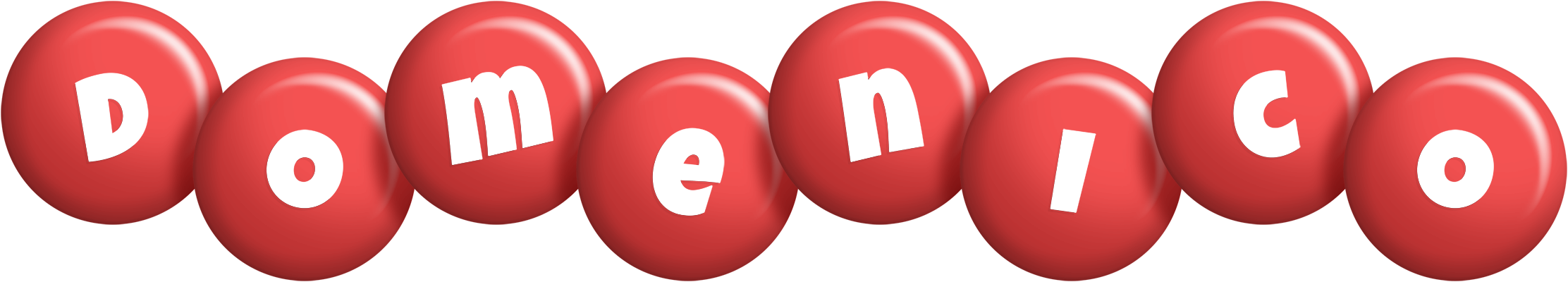 Domenico candy-red logo