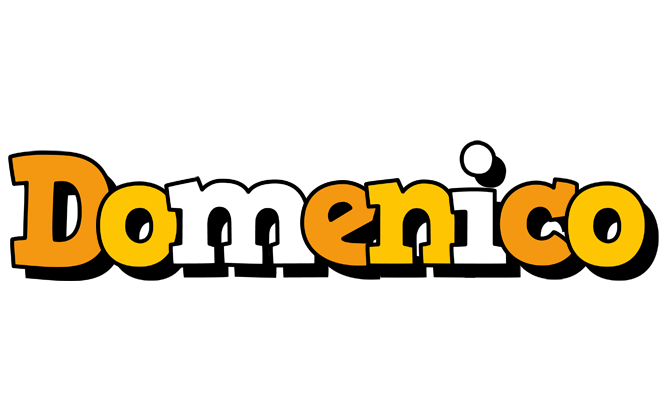 Domenico cartoon logo