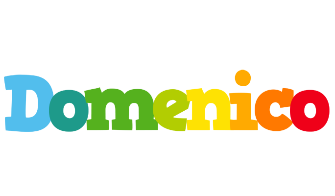 Domenico rainbows logo