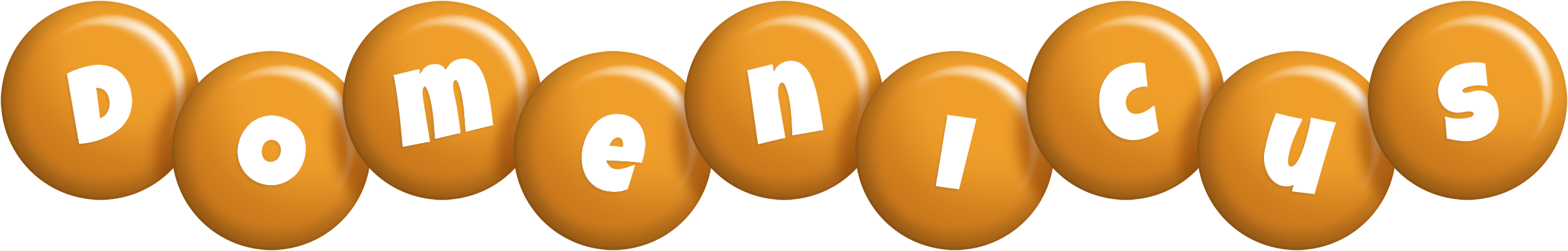 Domenicus candy-orange logo