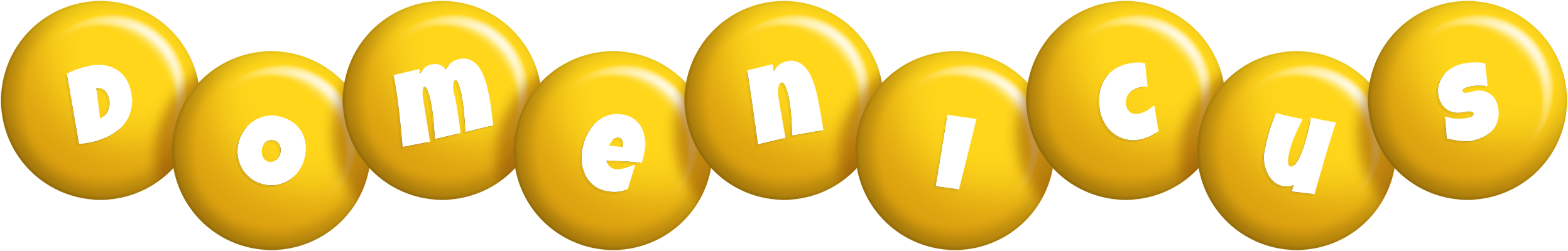 Domenicus candy-yellow logo