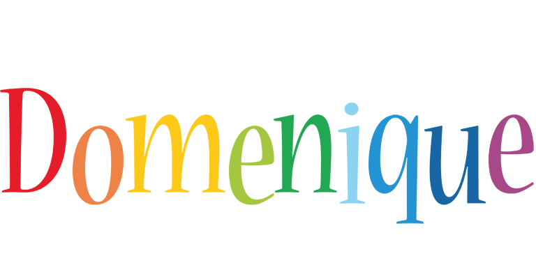 Domenique birthday logo