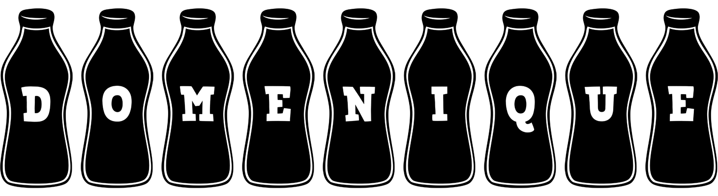 Domenique bottle logo