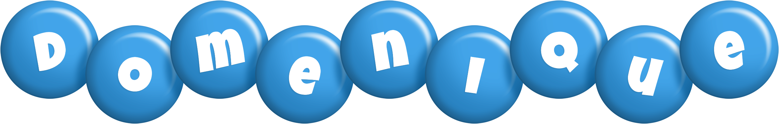 Domenique candy-blue logo